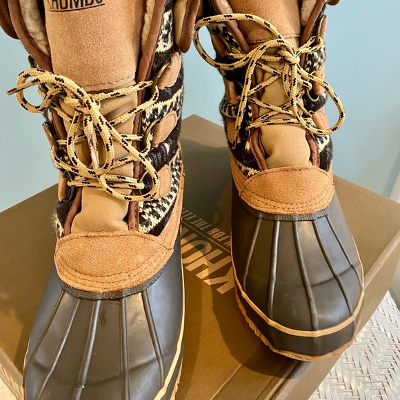 Khombu brown duck boots - Picture 2 of 3